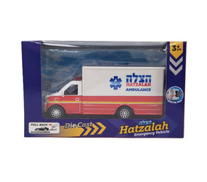 Pull Back Hatzulah Truck