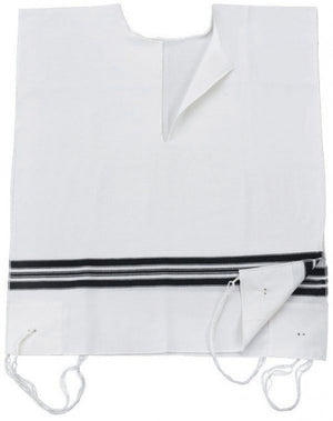 KETER WOOL NO TZITZIS Round Neck One Hole Size 20