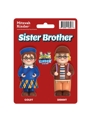 Mitzvah Kinder57 - Sister Brother 2 Pk