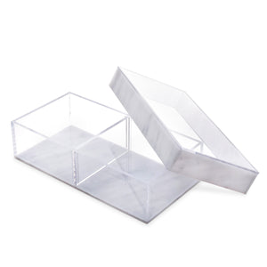 Removable Sectional Tray 2 Sectional with Divider & Cover - 2x4x8 (Small)