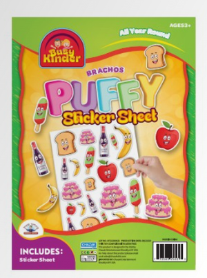 Brachos Puffy Sticker Sheet