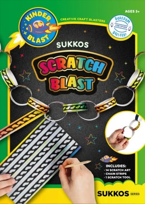 Sukkah Chain Scratch Art RT= $2