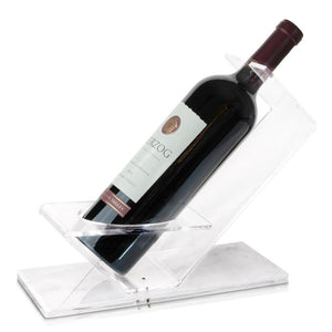 MetaLucite Wine Stand Leaning