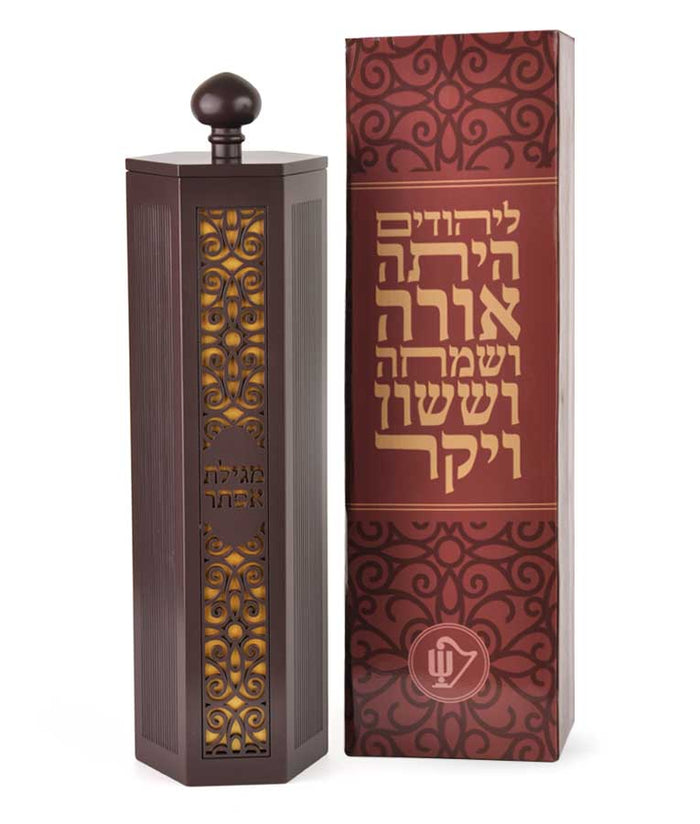 Wooden Megillah case – Medium