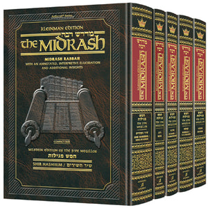 Kleinman Edition Midrash Rabbah Compact Size: Complete 5 volume set of the Megillos