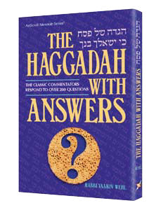 HAGGADAH WITH ANSWERS- RABBI WEHL (H/C)