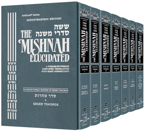 Schottenstein Edition Of The Mishnah Elucidated - Tohoros - 7 Vol Set (Slipcased)