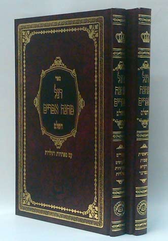 Degel Machaneh Efrayim, 2 vol. (Hebrew)