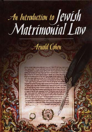 Jewish Matrimonial Law, An Introductio